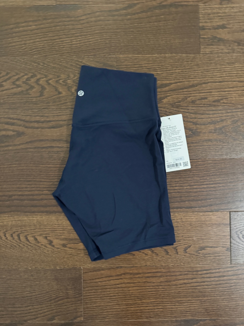 lululemon athletica Navy High-Rise Bike Shorts
